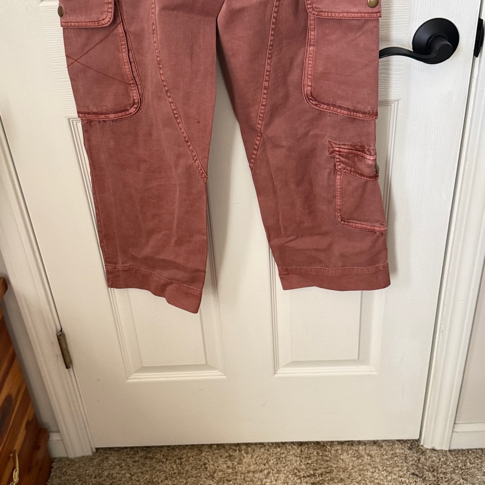 Rust Cargo Pants With Pockets - image 5